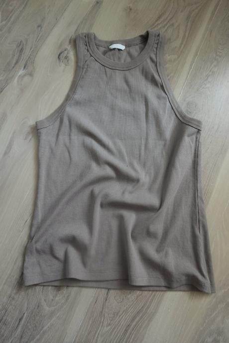 Vrúbkované tričko h&m, h&m,l