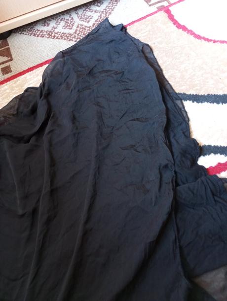 Dlhé čierne saty, xl