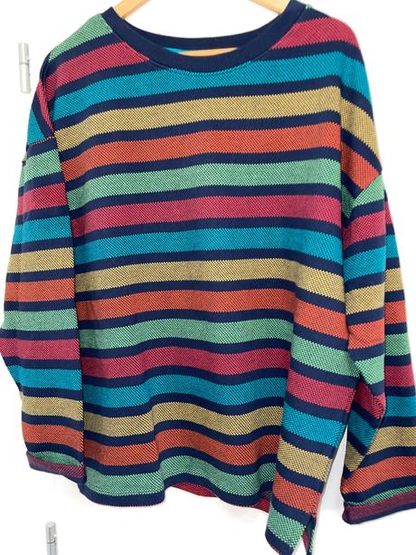 Krásny farebný svetrík z bio bavlny, 46 / 48