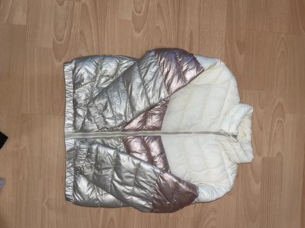 Metalická zateplená bunda zara, zara,122