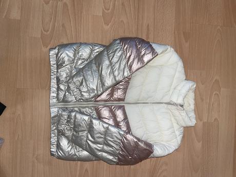 Metalická zateplená bunda zara, zara,122