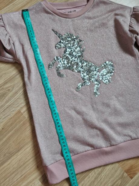 Dievčenská mikina jednorožec 128, f&f,128