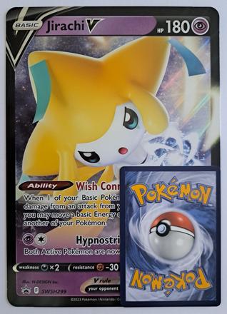 Pokémon jumbo karta jirachi v, 