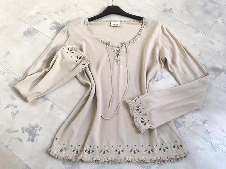 Luxusné tričko na šnurovanie, next,l