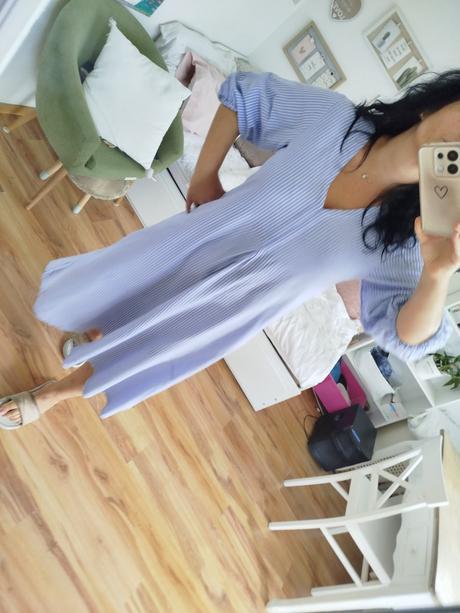 Letné šaty m/l, h&m,m