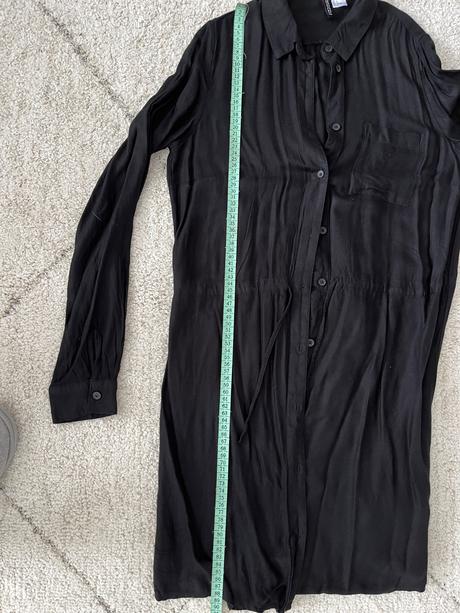 Košeľové viskózové šaty, h&m,m