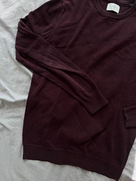 Bordovy svetrik, c&a,m