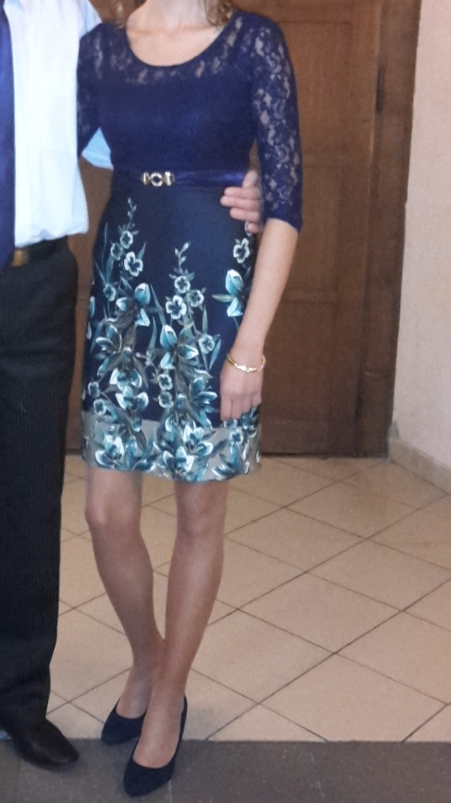 Predám krátke spoločenské šaty, 36