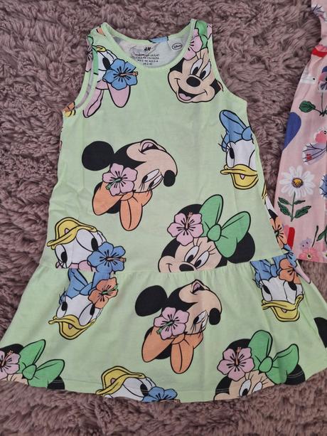 Šaty 98/104 2ks, h&m,98