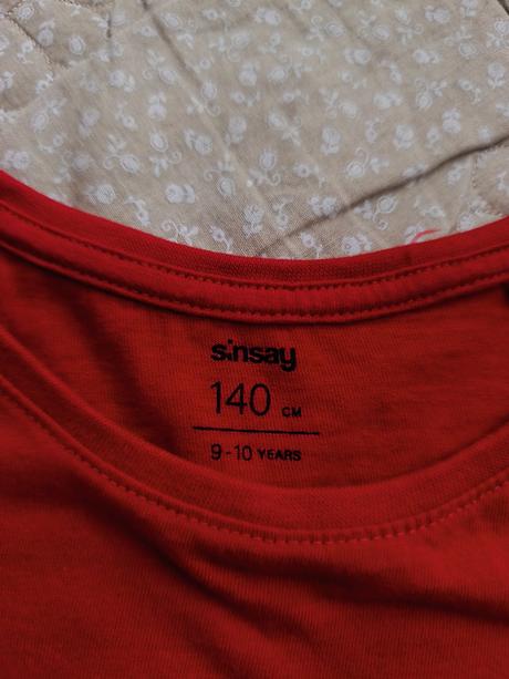 Dievčenské tričko, sinsay,140