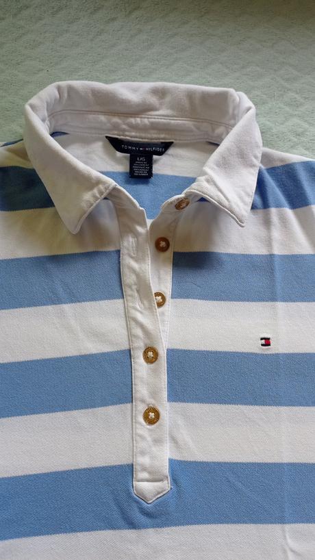 Pásikavé polo tričko tommy hilfiger, tommy hilfiger,l