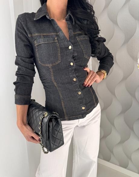 Zara - džínsová košeľa, zara,xs