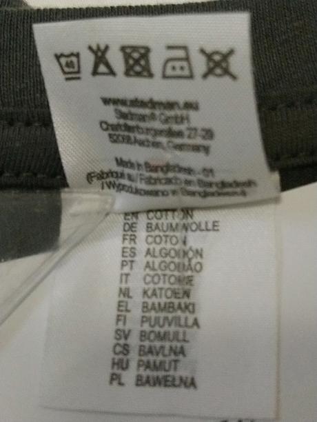 Pánske tmavo sivé bavlnené tričko, stedman, veľ. l, l