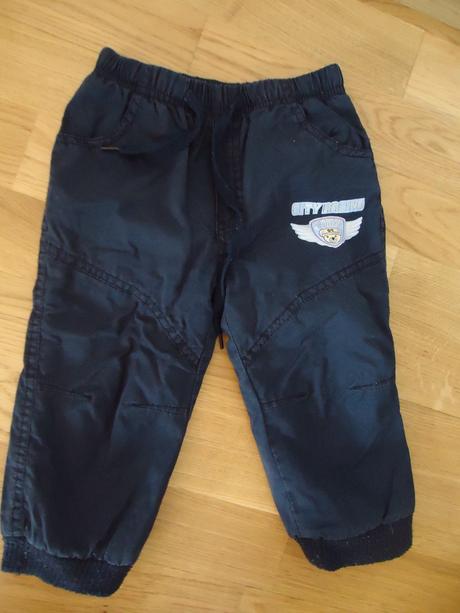 Frajerské zateplené nohavice, lusa,80