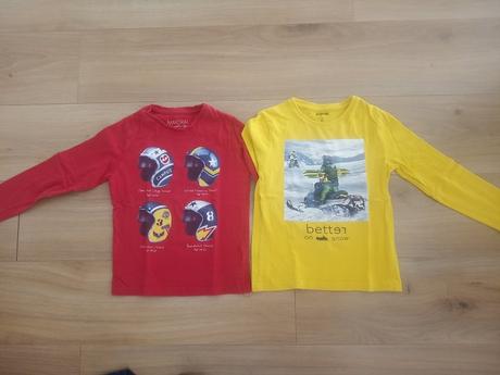 Tričká s dlhým rukávom 5 eur/ ks, 122