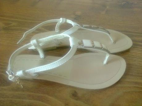 Biele sandále, 38