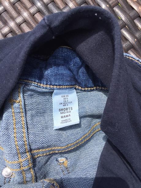 Tehotenské šortky, h&m,36