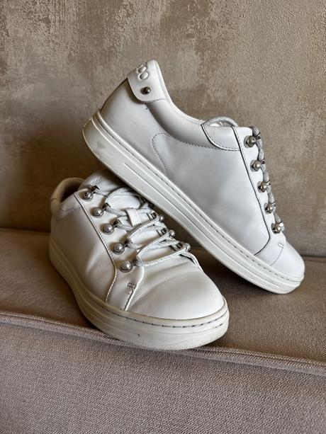 Jimmy choo luxusné kožené tenisky 39, jimmy choo,39