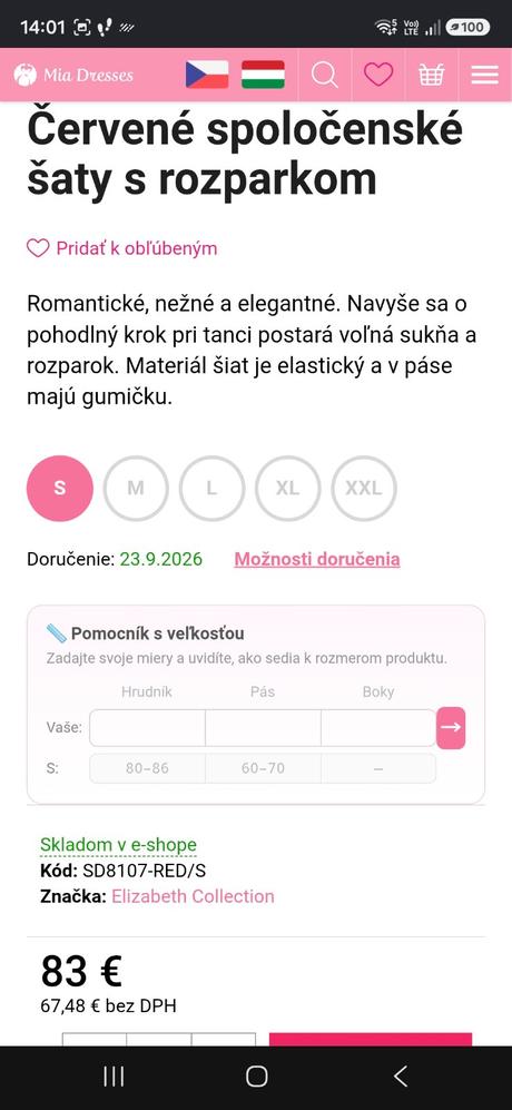 Spoločenské šaty, m