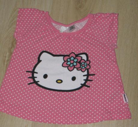Trciko s kitty, h&m,80