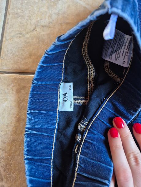 C&a dievčenské modré džínsy 128, american eagle,128