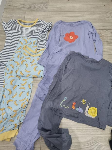 Mix pyzamka kratky dlhy rukav 4 ks tchibo 122/128, tchibo,128