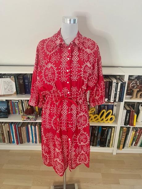 Zara cervene letne saty l, zara,l