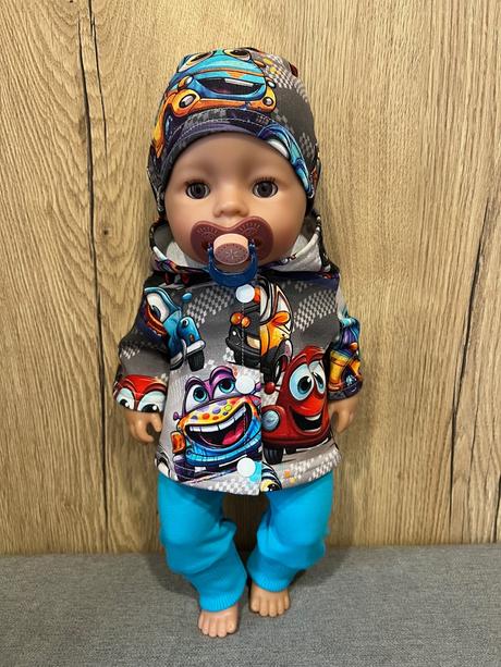 Set pre bábiku baby born - 43 cm, autá,