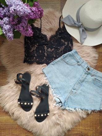 Dámske sandále s perlami, 39