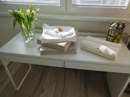 Vaflová bavlna - uteráky-140 x 70 cm, nové, 