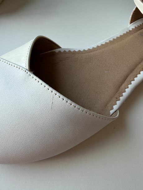 Shapen barefoot sandálky poppy white, veľkosť 40r, 37