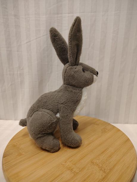 Plyšový sivo biely zajac, cuore di mamma, 30 cm, 