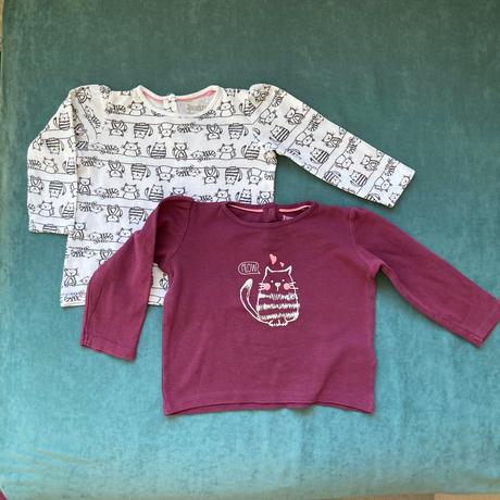 Set triciek s dlhym rukavom, macicky, lupilu,86