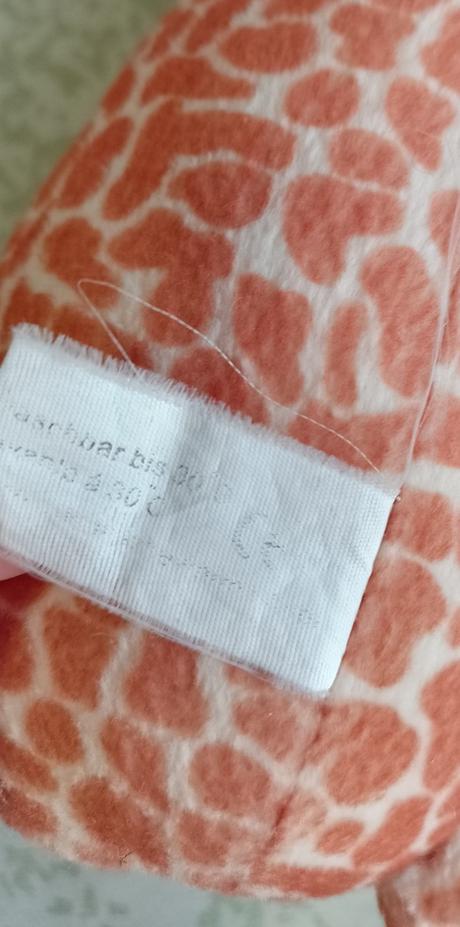 Plyšová hrkajúca žirafa, 26 cm, 