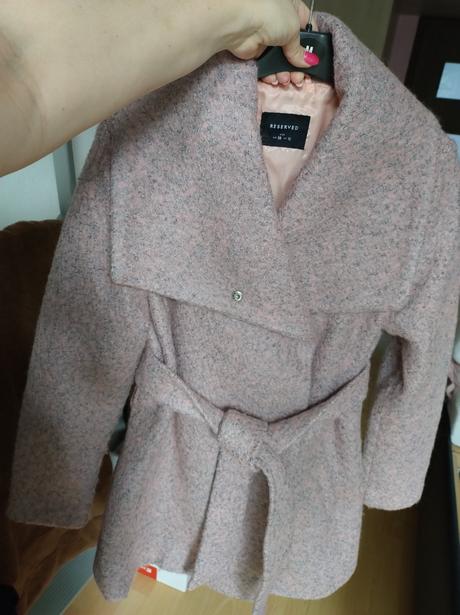 Ružovosivy zimny kabat, reserved,38