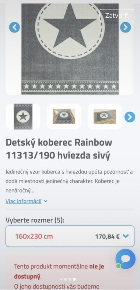 Sivý koberec s hviezdou 160x230,