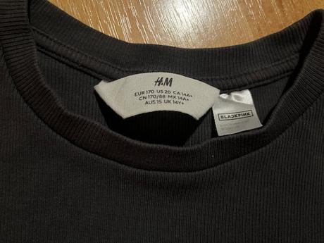 Tričko blackpink - veľ. 170, h&m,170