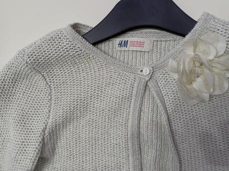 Svetrík kratší aj k šatám v. 110/116, bolerko, h&m,110