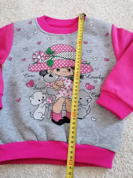 Teplá nenosena mikinka, 104