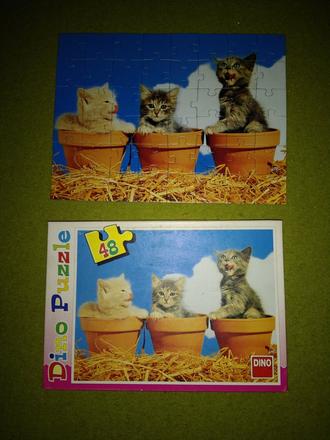Puzzle 48ks mačiatka,