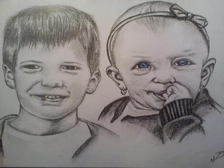 Nakreslim portret - obraz - foto vasich deticiek, 