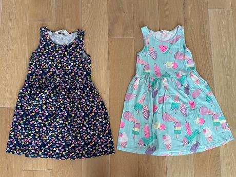 Letné tielkove saty h&m 122/128, h&m,122