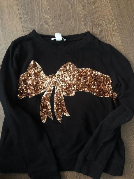 H&m čierny svetrík, h&m,xs