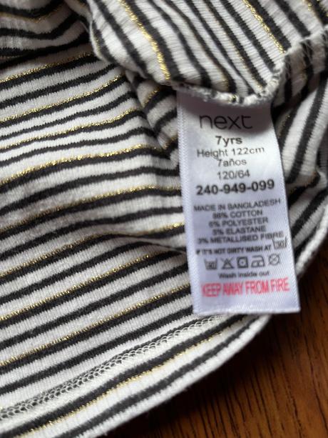 Tričko zn.next na 7 rokov, next,122