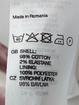 Bavlnená letná sukňa, h&m,40