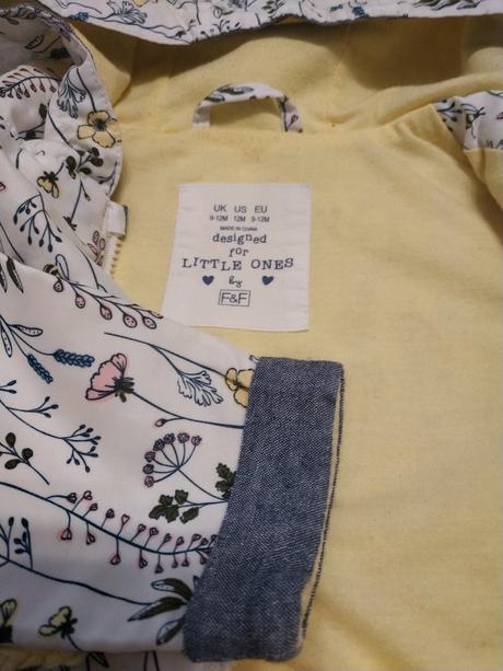 Krásny kvietkovy kabátik, f&f,80