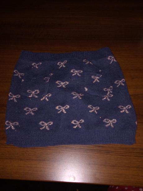 Modrá prechodná ligotavá sukňa h&m 2 az4r top stav, h&m,98