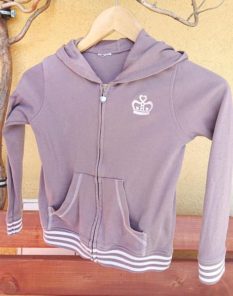 Tenká tepláková bunda, mikina 128, 128