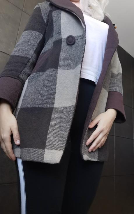 Kabátik kockovany, m