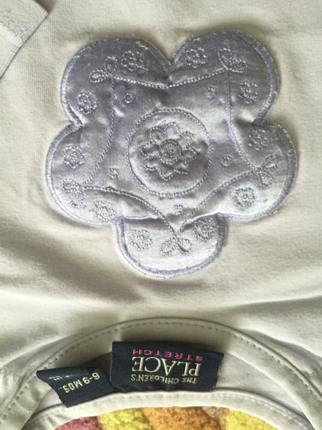 Tričko s kvietkom, children's place,74